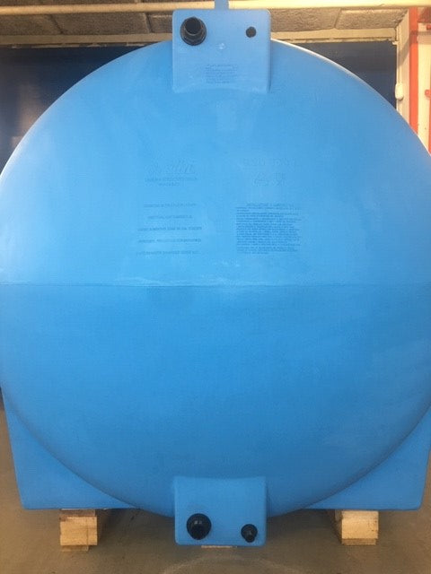 3000 liter vandret drikke-vandtank L200cmxB145cmxH155cm