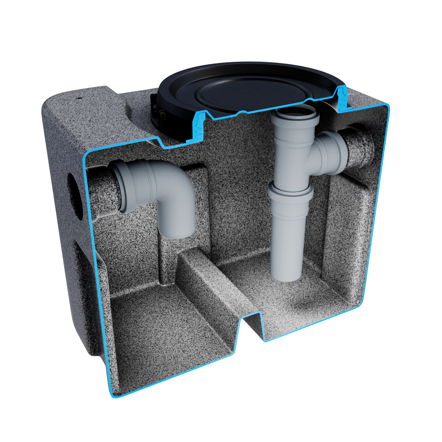 Fedtudskiller, separator tank