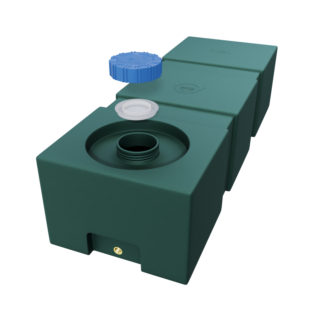 120 liter vandret flad transport tank