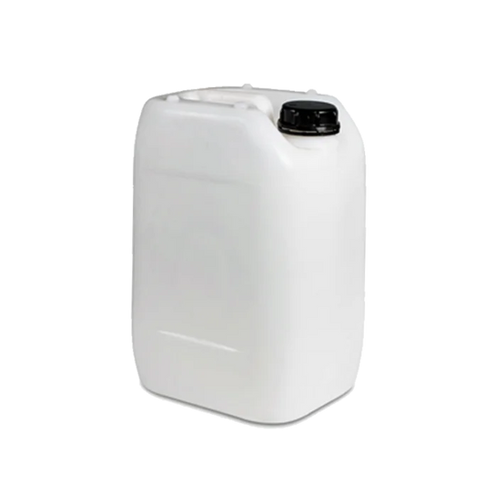 0 PPM / 0 °dH Rent vand i 20 L plastdunk Deioniseret  Anti-bio behandlet