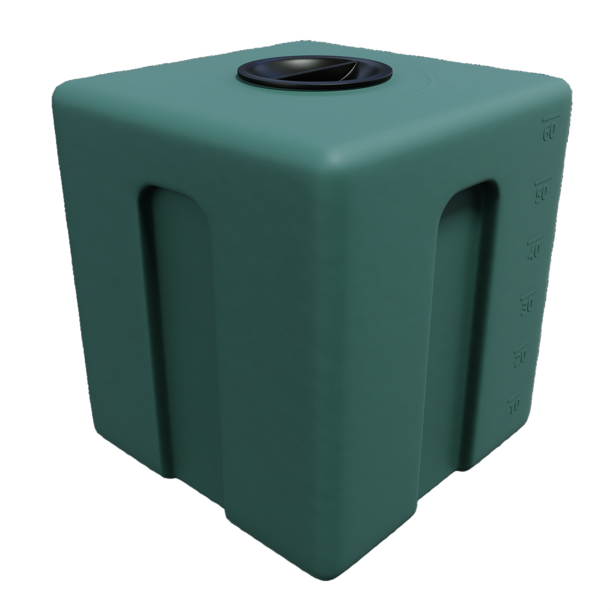 60 liter rektangulær kubeformet plasttank