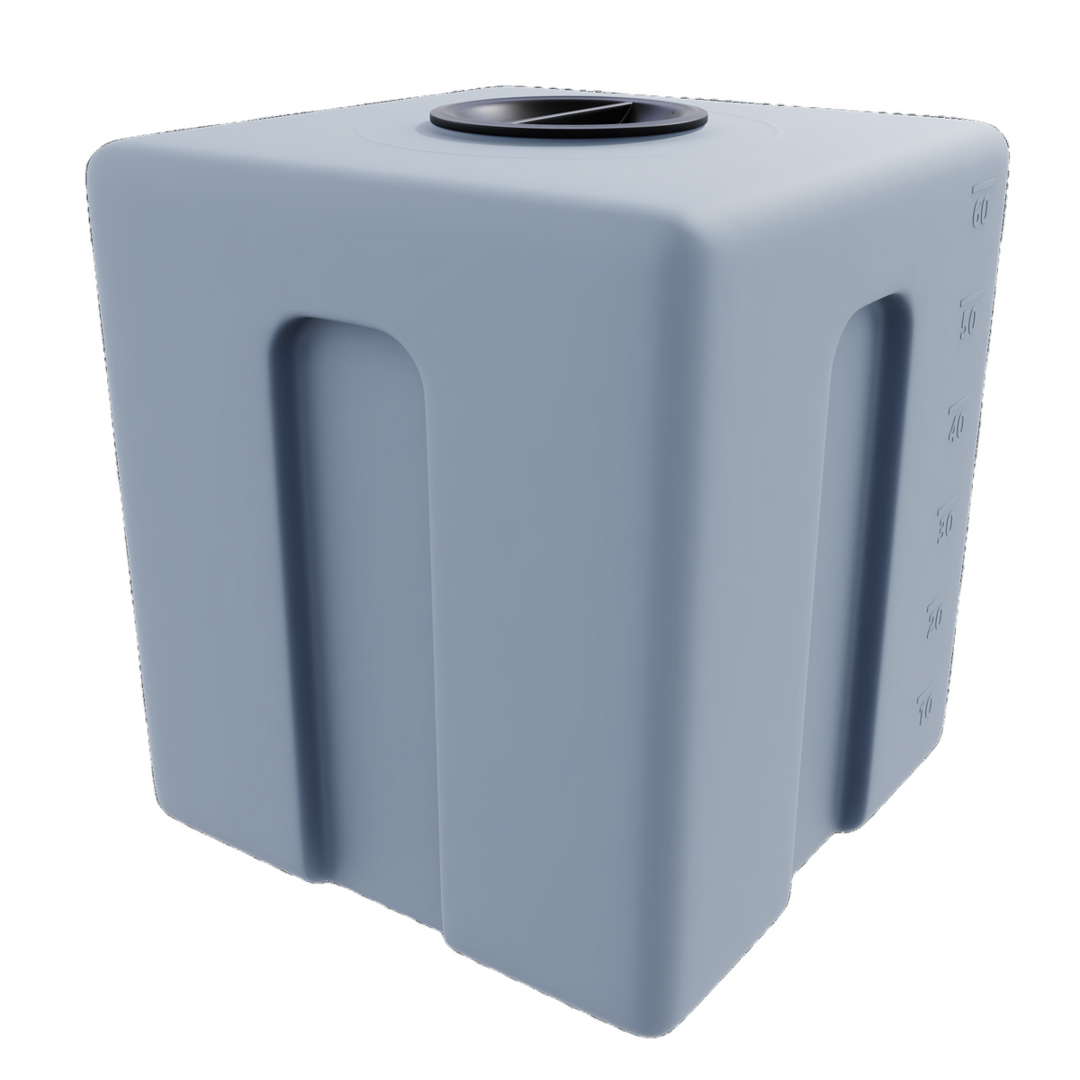 60 liter rektangulær kubeformet plasttank