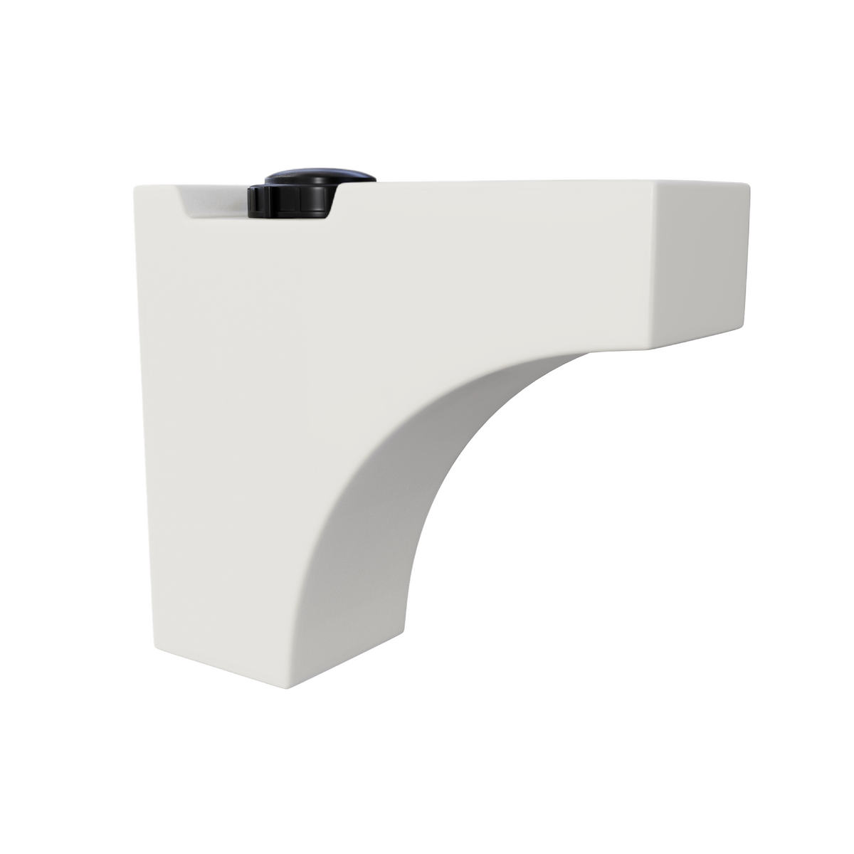 Hjulbøjet 50 liter tank til  køretøj, egnet til drikkevand og gråvand.