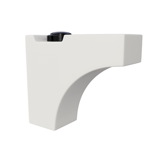 Hjulbøjet 50 liter tank til drikkevand og gråvand