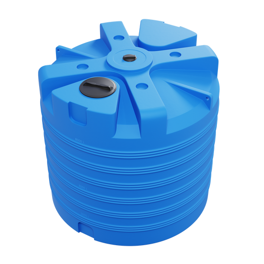 cirkelrund vandbeholder 8000 liter