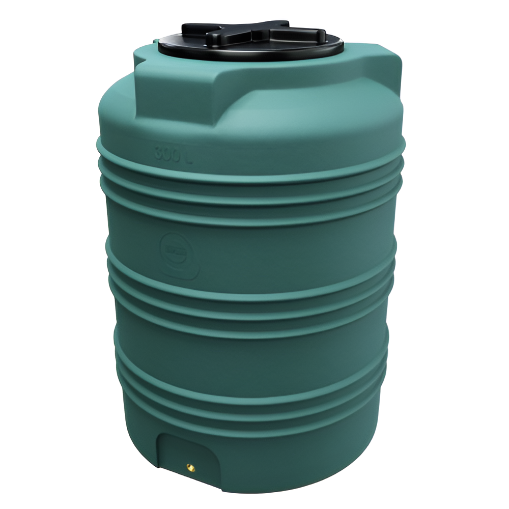 300 liter cylinderformet vandtank med udgang ø67 x H97cm