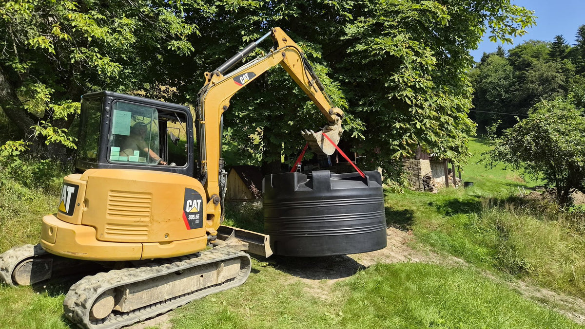 Vandtanke vertikal runde, cylinderformede 3000l, 5000l, 8000l
