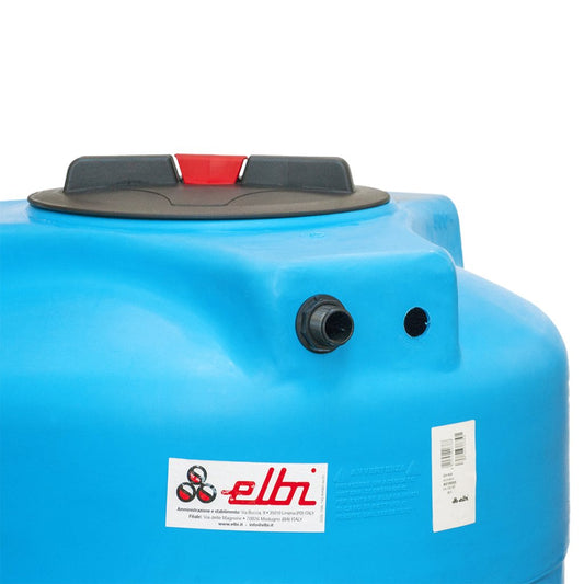 500 liter drikke vandtank til ferskvand levnedsmiddelgodkendt med indløb, udløb til montering af kuglehane og slange.