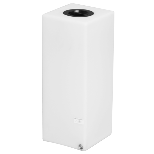 60 liter Tower Tank Vandtank L35cmxB25cmxH80cm Lodret Vandtank Båd bil skib vinduespudser Vandret Vandtank sektionsopdelt lodret flad sort låg Ventileret polyethylen professionel kvalitet Vandbeholder plast  til-rentvandsanlæg 